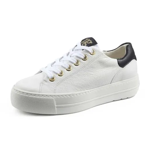 Paul Green Damen Low-Top Sneaker - Damen-Sneaker mit flacher Plateausohle aus leichtem EVA, ideal für den Alltag und bequemes Tragen dank hochwertigem Leder.