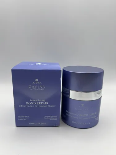 Alterna Caviar Restructuring Bond Repair Leave-in-Treatment 50 ml - Haarkur zur Stärkung von glattem und welligem Haar, reduziert Haarbruch und sorgt für Geschmeidigkeit und Glanz, auch nach mehrmaligem Waschen.