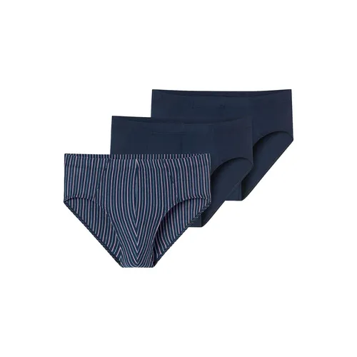 Schiesser Herren 3 Pack Unterwäsche Slips - Bio Baumwolle - Herren-Slips aus 95% Bio-Baumwolle mit weichem Komfortbund, ideal für höchsten Tragekomfort und ein angenehmes Hautgefühl.