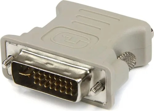 adaptare 20108 Adapter DVI-I-Stecker 24+5 Polig auf VGA-Buchse grau