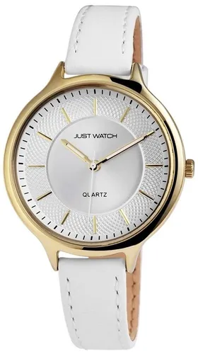 Just Watch Quarzuhr Isabelle mit Echtlederarmband - Elegante Analog Damenuhr mit hochwertigem Miyota 2035 Uhrwerk, 3 ATM wasserdicht und stilvollem Echtlederarmband für jeden Anlass.