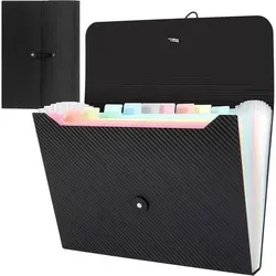 Dokumententasche A4 13 Fächer Macaron 1.0 - Organisiere deine Unterlagen mit der Dokumententasche A4 13 Fächer Macaron 1.0. Mit 13 Fächern und einem stilvollen Regenbogen-Design bietet sie optimale Übersichtlichkeit und schützt deine Dokumente zuverlässig. Ideal für Schule und Büro!