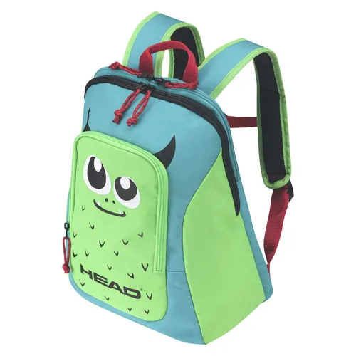 Head Rucksack Kids blau/grün - Tennisschläger Rucksack für Kinder, leicht und funktional mit Schlägerfach, perfekt für junge Sportler, die wie ihre Idole spielen wollen.