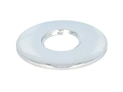 tecuro Gewinderosette 3/4 Zoll Ø 67 mm x Höhe 5 mm, Messing verchromt