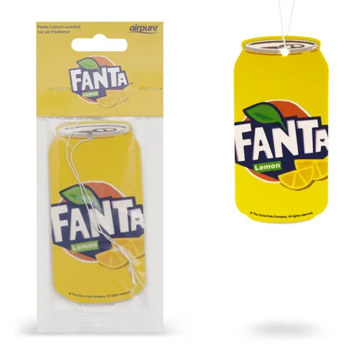 Original FANTA Lemon airfreshener/Déo/Auto Lufterfrischer DUFT-baum Dose