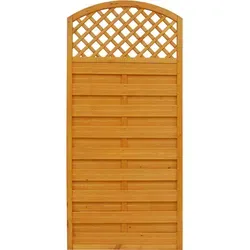 Produktbild Sichtschutzzaun Element Bordeaux Pinienfarben 180/195 cm x 90 cm