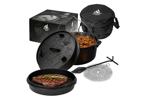 Feuergott Grilltopf FEUERGOTT Dutch Oven Set 6,5 l