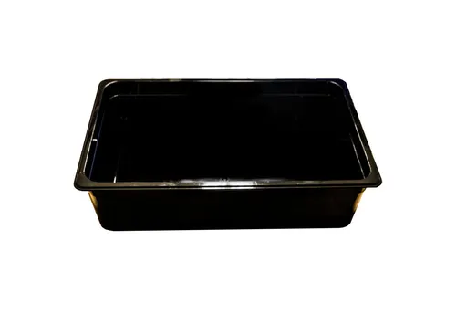 AcMax Thermobehälter GN 1/1 Polycarbonat schwarz GN-Behälter 21 Liter Tiefe 150mm