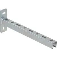 Dalsys Schienenkonsole 36cm 38/40 Verzinkt - Robuste Schienenkonsole aus verzinktem Stahl, ideal zur sicheren Befestigung von Rohren und Kabeltrassen. Hohe Belastbarkeit und Korrosionsschutz für langlebige Anwendungen.