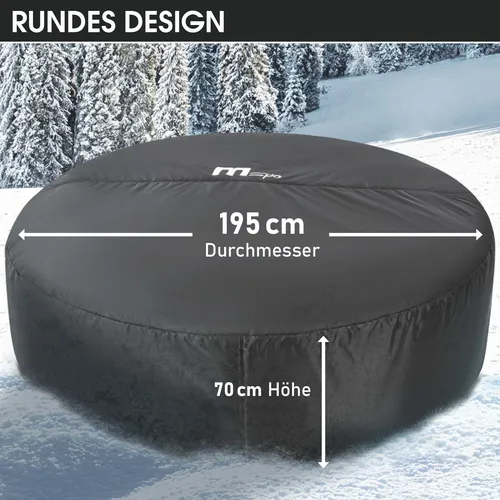 BRAST MSpa Thermische Isolierabdeckung für Whirlpool Oslo, Tekapo, Bergen