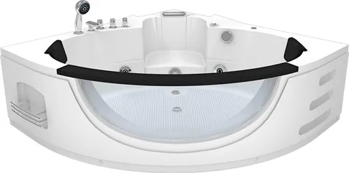 Whirlpool Pool Badewanne W06-SC 152x152cm - Sanitäranlagen & Zubehör. Genießen Sie entspannende Wasser-Massagen in dieser hochwertigen Whirlpool-Badewanne mit aktiver Reinigungsfunktion für Schläuche und langlebigem Acrylmaterial.