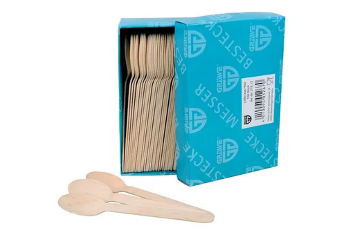 GRÄWE Einweglöffel GRÄWE Einweglöffel aus Holz, 100 Stück von GRÄWE