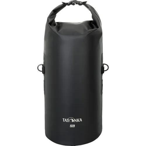 Tatonka WP Stuffbag 25L black - Wasserdichter Packsack mit Rollverschluss, ideal für Outdoor-Aktivitäten. Strapazierfähig und sicher für Boot oder Fahrrad.