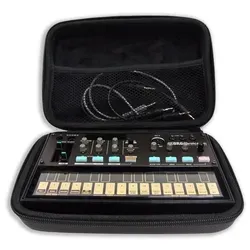 Analog Cases Glide Case für Korg Volca Series - Taschen für Keyboards: Wasserdichte Kunstleder-Transporttasche mit robustem Gummitragegriff, ideal für sicheren Transport und geordnetes Kabelmanagement.