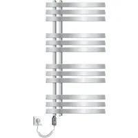 LuxeBath IRON EM Designheizkörper 500 x 1000mm - Eleganter Badheizkörper mit 300W Heizstab, präziser Temperaturregelung und sicherem Frostschutz, ideal für stilvolle Badezimmer.