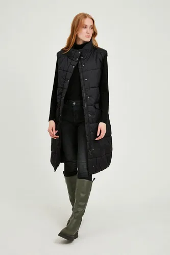 b.young - BYBOMINA WAISTCOAT 2 - Steppweste - 20810086, Größe:40, Farbe:Black (200451)