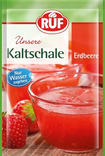 RUF Kaltschale Erdbeere, fruchtige Erfrischung ohne Kochen von RUF