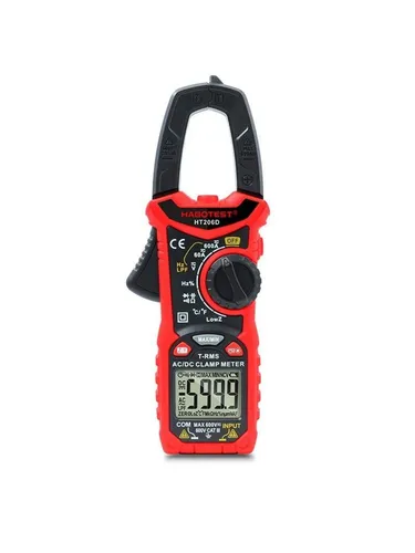 Habotest Digital Clamp Meter HT206D – Präzises Messgerät für Elektriker - Lichttechnik: Digital Clamp Meter Habotest HT206D mit True RMS, NCV und LPF für präzise Messungen und sichere Anwendungen.