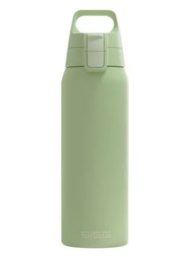 SIGG Isolierflasche 'Shield Therm one' - 750 ml - Thermobehälter aus 90% Recycling Edelstahl, hält Getränke 72 Stunden kalt und 10 Stunden heiß. Mit praktischem ONE Top-Verschluss für einhandige Bedienung, ideal für Outdoor-Abenteuer.