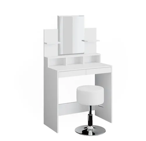 Vicco Schminktisch Ania, Weiß, 80 cm mit Hocker von Vicco