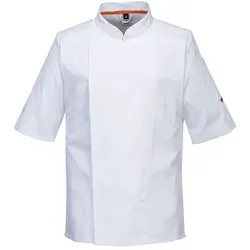 Stretch Kochjacke Kurzarm C738