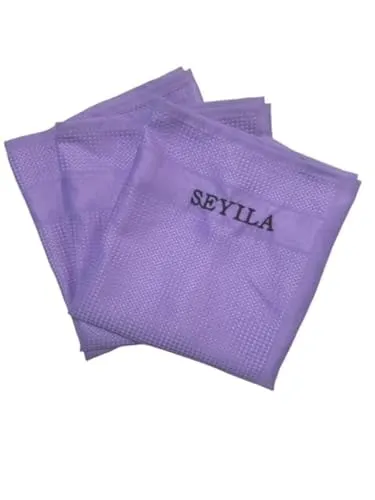 Angebot Original Seyila Hochsaugfähige Reinigungstücher 3 er Set/Streifenfreie Reinigung für Fenster,Auto, Küche, Bad und mehr – Putztuch – Zaubertuch - Geschirrtuch 40x60 cm aus Microfaser lila