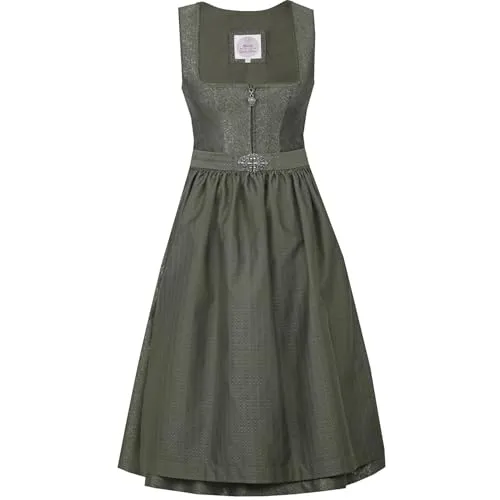 MarJo Trachten Dirndl Seßlach 920265 | Olive 65cm 42