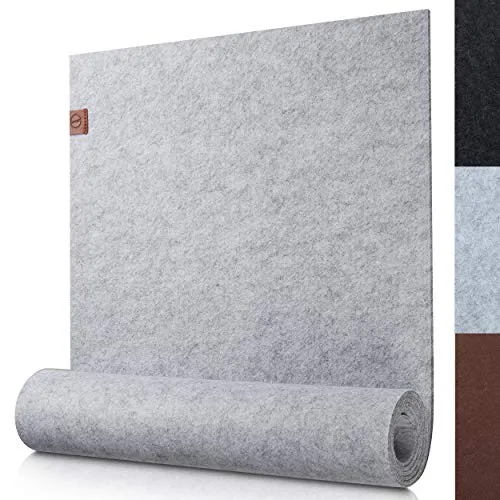 Sidorenko Moderner Tischläufer aus Filz in grau von Sidorenko