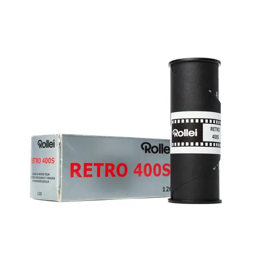 ROLLEI 120 Retro 400S - Panchromatischer Schwarz-Weiß-Film, spezielle Beschichtung für brillante Schwarz-Weiß-Fotografie