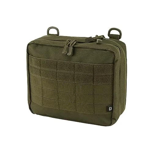 Brandit Molle Operator Pouch olive Gr. OS - Große Gürteltasche aus robustem 600DEN Polyester, ideal für Beruf, Freizeit und Sport. Mit 4 PALS-Befestigungsschlaufen und vielen Fächern für optimale Organisation.