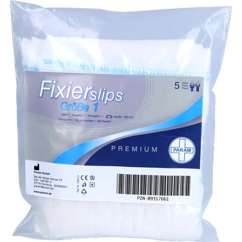 PARAM Fixierslips PREMIUM Gr.1 80-120cm 5 St.