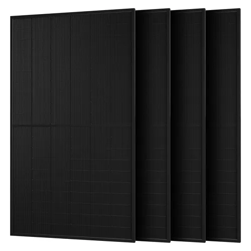 JA SOLAR Balkonkraftwerk 500Wp Full Black - Balkonkraftwerk mit bifazialen Solarmodulen, 22.6% Modulwirkungsgrad und 3.9% höheren Erträgen als p-Typ-Module für maximale Effizienz.