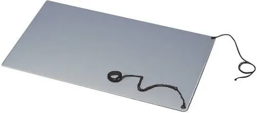 BJZ C-184 102P ESD-Tischmatten-Set Grau 900mm x 600mm - ESD-Tischmatten-Set für einen sicheren Arbeitsplatz, inkl. Erdungsarmband für optimalen Schutz gegen elektrostatische Entladung.