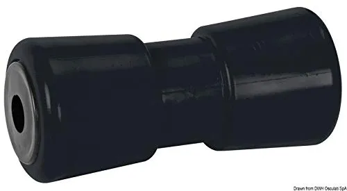 Osculati Mittlere Kielrolle, schwarz 185 mm Ø Bohrung 21 mm