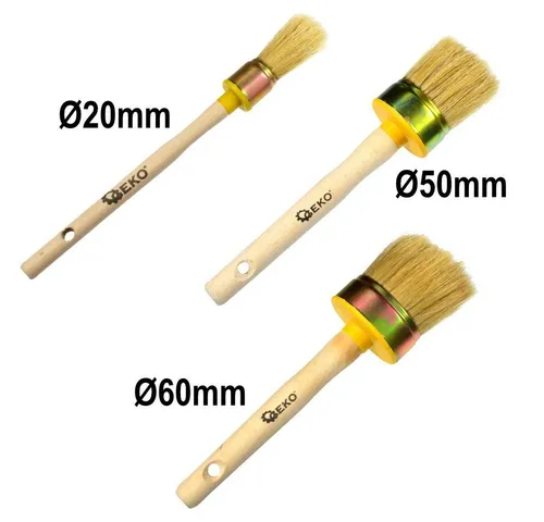 GEKO Ringpinsel Ringpinsel Malerpinsel Ø 20 / 50 / 60 mm, alle Arten von Farben