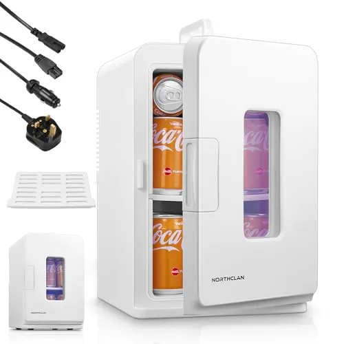 NORTHCLAN 2 in1 Mini Kühlschrank 15 Liter