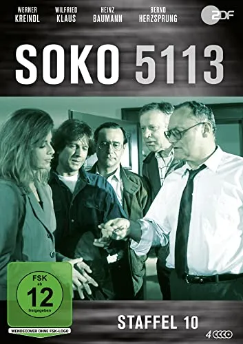 Studio Hamburg DVD SOKO 5113 Staffel 10 - Spannende Krimiserie über das Ermittlerteam in München der 80er Jahre. Erleben Sie packende Verfolgungsjagden und zwischenmenschliche Konflikte in dieser fesselnden DVD-Box.