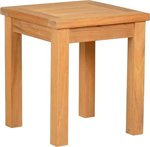 Kai Wiechmann Teak Beistelltisch 40 x 40 cm - Ablagetisch aus hochwertigem, wetterfestem Teakholz, ideal für den Außenbereich. Genießen Sie langlebige Qualität und zeitloses Design – perfekt für Garten und Balkon.