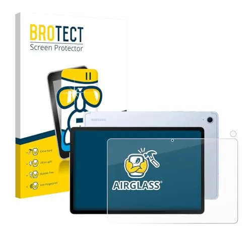 BROTECT Schutzglas für Samsung Galaxy Tab S10 FE (Display+Kamera) Schutzfolie Panzer Folie Glas[Extrem Kratzfest, Anti-Fingerprint, Ultra-]