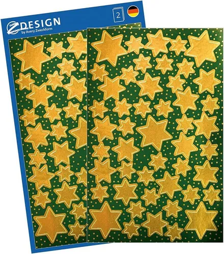 Avery Zweckform Aufkleber AVERY Zweckform ZDesign Weihnachts-Sticker 