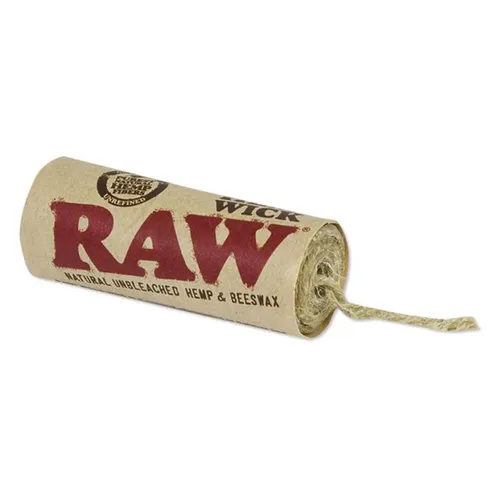 1x 6,0m RAW Hemp Wick Hanf Docht von RAW