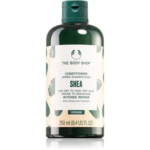 The Body Shop Shea Conditioner 250 ml - Conditioner für trockenes und sprödes Haar, nährt und pflegt mit 96% natürlichen Inhaltsstoffen, sorgt für geschmeidiges, glänzendes und gesundes Haar.