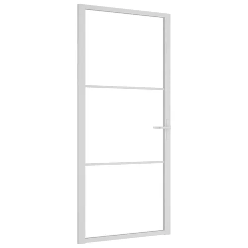 vidaXL Innentür 93x201,5 cm - Stilvolle Glastür mit Aluminiumrahmen - Haustüren: Diese moderne Innentür aus gehärtetem Glas und Aluminiumrahmen bietet Robustheit und lässt natürliches Licht in den Raum, ideal für ein gemütliches Ambiente.