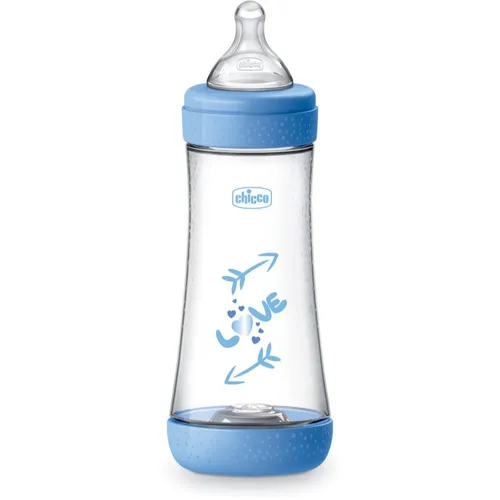 Chicco Perfect 5 Babyflasche 4 m+ Fast Flow Blue 300 ml