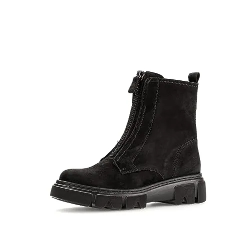 Gabor Damen Biker Boots | Wechselfußbett & Best Fitting - Wanderschuhe mit warmem Flauschfutter und PU-Sohle für besten Komfort. Ideal für den Übergang und perfekt für stilvolle Outdoor-Abenteuer.