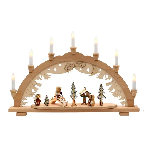 Dekohelden24 Schwibbogen Schwibbogen in verschiedenen Varianten (1-tlg)