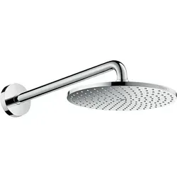 hansgrohe Raindance S Kopfbrause 240mm mit Brausearm - Kopfbrause 240mm mit innovativem PowderRain-Strahl, verstellbar und abnehmbar für einfache Reinigung, ideal für entspannende Duscherlebnisse.