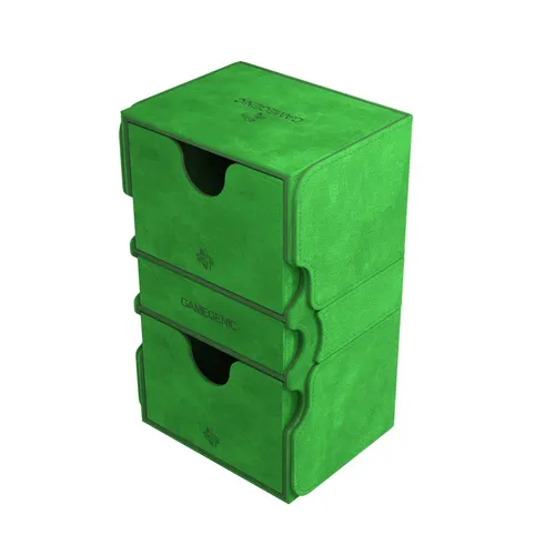 Game Genic GGS20112ML - Stronghold 200+ XL Green, robust und ideal für Gesellschaftsspiele