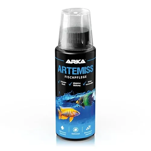 ARKA Artemiss - 118 ml - Fördert die Gesundheit und das Immunsystem von Fischen in Allen Aquarienarten mit natürlichen Inhaltsstoffen.