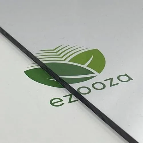 Ezooza Polycarbonat-Platte 3mm transparent UV geschützt 1000x400mm